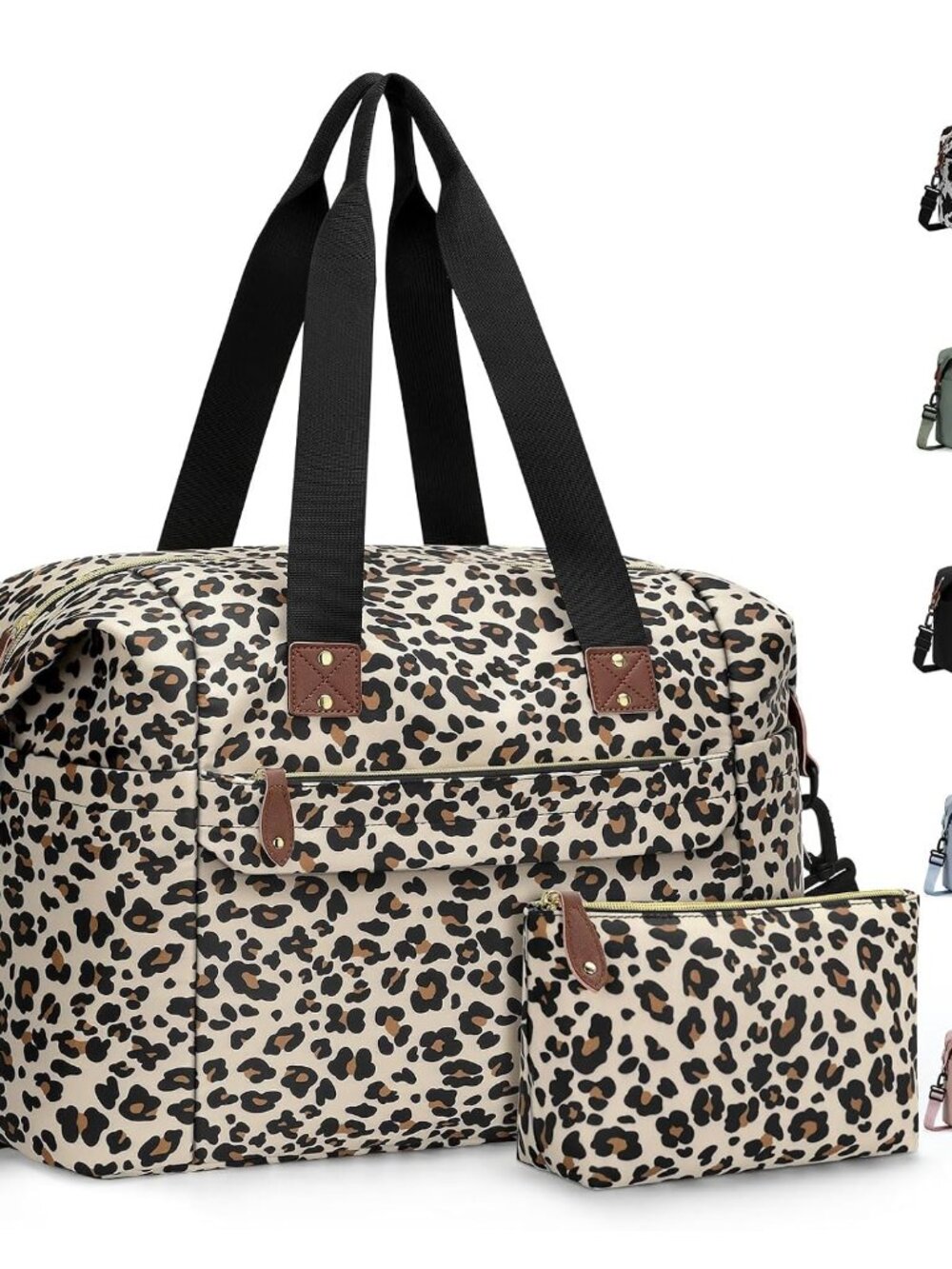 Travel Duffle Bag, Weekender Overnight Personal Item Carry On Bag